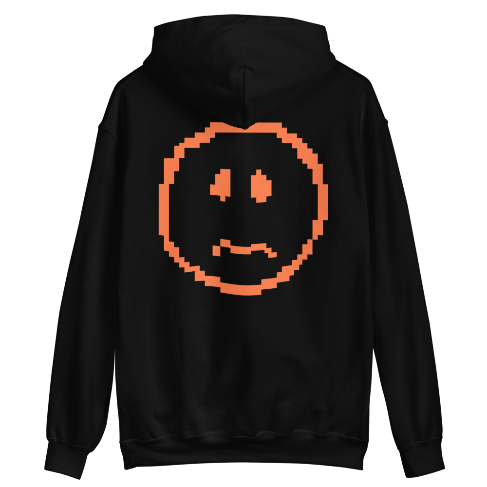 Sad Face Hoodie back